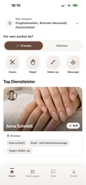 Casalon App: Beauty-Profis in deiner Nähe entdecken